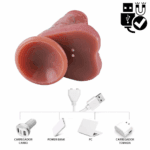 Prótese Realista Vibrador Vai e Vem, Rotação Controle Mr John - Imagem 4