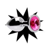 Plug Anal em Aço Tamanho G com Pedra Decorativa - Imagem 3