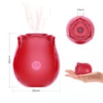 Vibro Rosa Sugadora de Clitóris Excitante Recarregável - Imagem 4